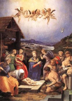 Agnolo Bronzino : Adoration of shepherds